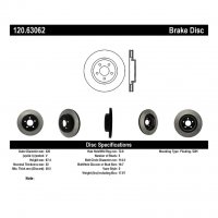 120.63062 Тормозные диски Premium CHRYSLER, DODGE зад