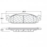 106.13760 Тормозные колодки PosiQuiet Extended Wear FORD
