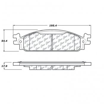 106.13760 Тормозные колодки PosiQuiet Extended Wear FORD 