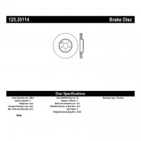 125.35114 Тормозные диски Premium MERCEDES-BENZ перед