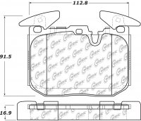 309.16090 StopTech Тормозные колодки Performance BMW