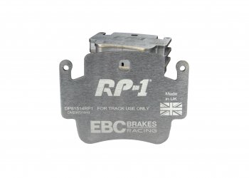 DP81514RP1 EBC Brakes Racing's RP-1™ Тормозные колодки зад PORSCHE 911 (996) (Cast Iron Disc Only), 911 (997) (Чугунны диск); WIESMANN MF5 выпуска 1997-2008 года