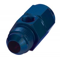 35921 DERALE -8AN папа x -8AN мама Алюминиевый Swivel Fitting w/ 1/8" NPT Side Port