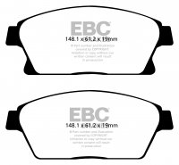 DP22067 EBC Brakes Greenstuff тормозные колодки перед. CHEVROLET Cruze, Orlando, Trax, Volt; OPEL Ampera, Astra, GTC, Mokka, Zafira; VAUXHALL Ampera, Astra, GTC, Mokka, Zafira