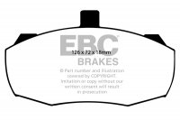 DP462 EBC Brakes Ultimax2 Тормозные колодки перед  DODGE 50; FREIGHT ROVER Sherpa Van; LAND ROVER 110/130; LDV Convoy; LEYLAND DAF 400; SANTANA Series V1