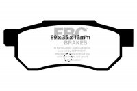 DP642  EBC Brakes Ultimax2 Тормозные колодки зад. HONDA Accord