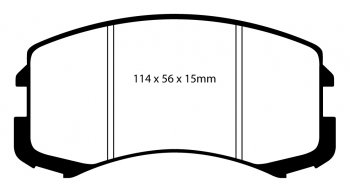 DP31678C EBC Brakes Тормозные колодки 
