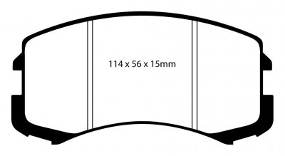 DP31678C EBC Brakes Тормозные колодки 