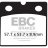 FA171HH EBC BRAKES Double-H™ тормозные колодки  BMW K, R; QUADZILLA RL