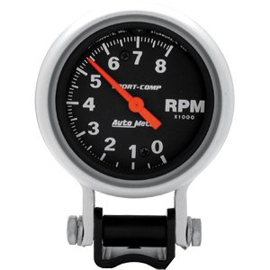 2-5/8" тахометр, 8,000 RPM, MINI SPORT-COMP AUTO METER #3708 TachometerMini Competition
