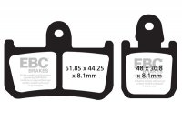 FA442/4HH EBC BRAKES Double-H™ тормозные колодки  YAMAHA MT, XV, YZ