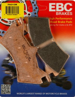 FA313R EBC BRAKES Organic тормозные колодки  POLARIS 500, PPS, PPS, PTV 2000-2008 года выпуска