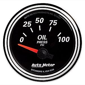 2-1/16" Давление масла, 0-100 PSI, SSE, DB II AUTO METER #1228 Oil Pressure