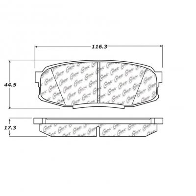309.13040 StopTech Тормозные колодки Performance Lexus, Toyota Задние