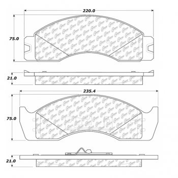 106.04110 Тормозные колодки PosiQuiet Extended Wear 
