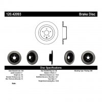 120.42093 Тормозные диски Premium INFINITI зад