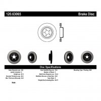 120.63065 Тормозные диски Premium CHRYSLER, DODGE зад
