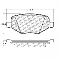 106.13770 Тормозные колодки PosiQuiet Extended Wear