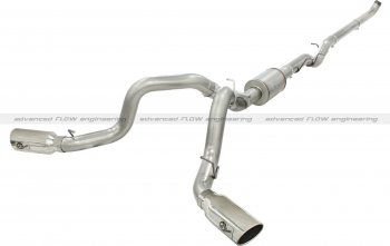 49-04045-P Afe Power Выхлопная система от Down-Pipe (DP-Back) 4.0" DP-Back GM Dsl Trk 01-07 V8-6.6 насадки хром-двойные 