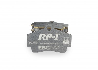 DP81208RP1 EBC Brakes Racing's RP-1™ Тормозные колодки зад PORSCHE 911 (996) (Cast Iron Disc Only), 911 (997) (Чугунны диск), Boxster S, Cayman выпуска 1997-2012 года