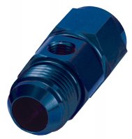 35922 DERALE -10AN папа x -10AN мама Алюминиевый Swivel Fitting w/ 1/8" NPT Side Port