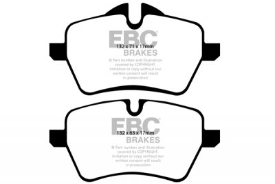 DP1789 EBC Brakes Ultimax тормозные колодки передние MINI Mini Clubman выпуска 2001-2017 года