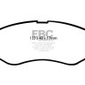 DP1213 EBC Brakes Ultimax2 Тормозные колодки перед  CHEVROLET Aveo, Kalos; DAEWOO Kalos; HOLDEN Barina; PROTON Savvy