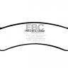 DP1129  EBC Brakes Ultimax2 Тормозные колодки зад. JEEP Grand Cherokee