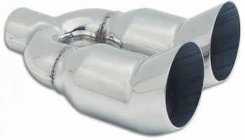 1317 Vibrant Performance Двойная 89мм круглая DTM насадка из нержавеющей стали (одностенная) Двойная 89мм круглая DTM насадка из нержавеющей стали (одностенная)