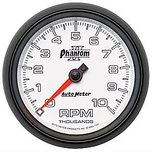 3-3/8" тахометр, 10,000 RPM, IN-DASH AUTO METER #7597 TachometerIn-Dash