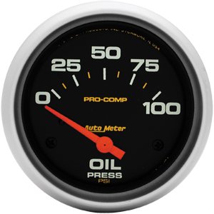 2-5/8" Давление масла, 0-100 PSI, SSE AUTO METER #5427 Oil Pressure
