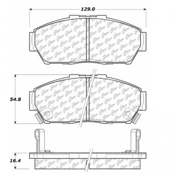 106.06170 Тормозные колодки PosiQuiet Extended Wear ACURA, HONDA 