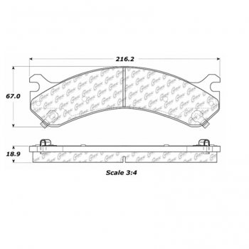 106.09090 Тормозные колодки PosiQuiet Extended Wear CHEVROLET, GMC 