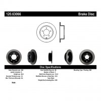 120.63066 Тормозные диски Premium CHRYSLER, DODGE, JEEP, MITSUBISHI зад