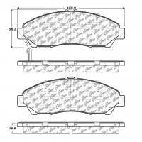106.13780 Тормозные колодки PosiQuiet Extended Wear