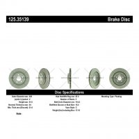125.35139 Тормозные диски Premium MERCEDES-BENZ зад