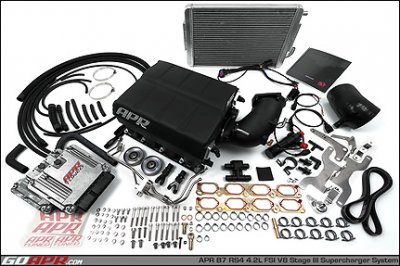 APR T3100038 Уровень III турбо кит 4.2l FSI Audi RS4 2007+ 