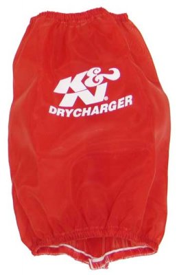 RC-5100DR K&amp;N Чехол фильтра DRYCHARGER для RC-5100, красный PreCharger ® - K&N PreCharger является специально разработанным фильтром для того чтобы продлить интервал обслуживания K&N фильтра, при использование в очень пыльных условиях.