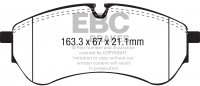 DPX2338 EBC Brakes Ultimax2 Тормозные колодки перед  MAN TGE; VOLKSWAGEN Crafter