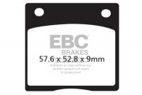 FA036 EBC BRAKES Organic тормозные колодки  KAWASAKI Z, ZG; SUZUKI GS, GSX, GV, XN