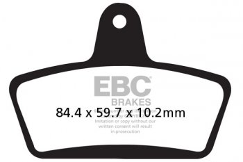 FA623 EBC BRAKES Organic тормозные колодки 