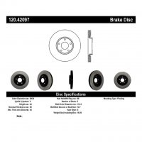 120.42097 Тормозные диски Premium NISSAN перед