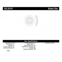 125.35147 Тормозные диски Premium MERCEDES-BENZ зад