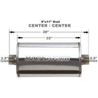 14576 Magnaflow Глушитель прямоточный 22" Body