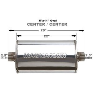 14576 Magnaflow Глушитель прямоточный 22" Body 