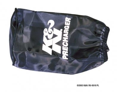 RU-0510PK K&amp;N Чехол фильтра PRECHARGER WRAP,BLK.,UNIVERSAL PreCharger ® - K&N PreCharger является специально разработанным фильтром для того чтобы продлить интервал обслуживания K&N фильтра, при использование в очень пыльных условиях.