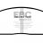 DP537 EBC Brakes Ultimax2 Тормозные колодки перед  MITSUBISHI Chariot, Colt, Lancer; PROTON Mpi