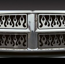 Решетка радиатора FLME SS RAM 02-05 Stainless Steel Grille Inserts