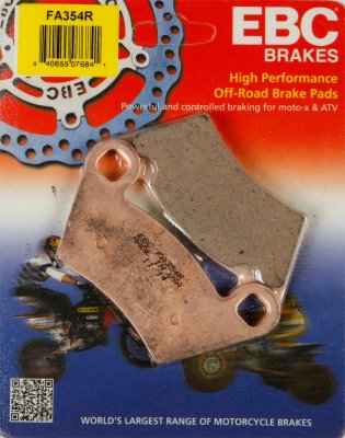 FA354R EBC BRAKES Organic тормозные колодки  POLARIS 400, 500, 700, 800, 900, 1500, PPS, Series, PPS, UTV, Ranger 2004-2012 года выпуска