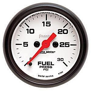 2" датчик давления топлива, 0-30 PSI, FSE, PHANTOM AUTO METER #5760 Fuel Pressure